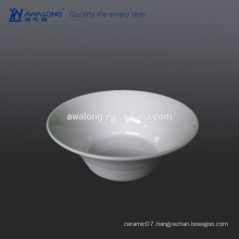 20 cm Wholesale bone china simple White ceramic bowl